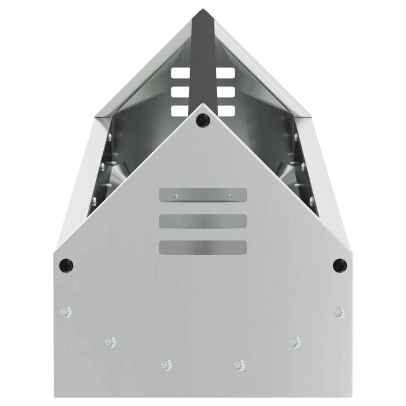 vidaXL Vistas barošanas grozs Sudraba 108 x 20,5 x 20 cm