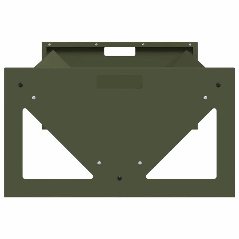 vidaXL Lauksaimniecības barošanas caurule Olīvu zaļš 108 x 50 x 28 cm