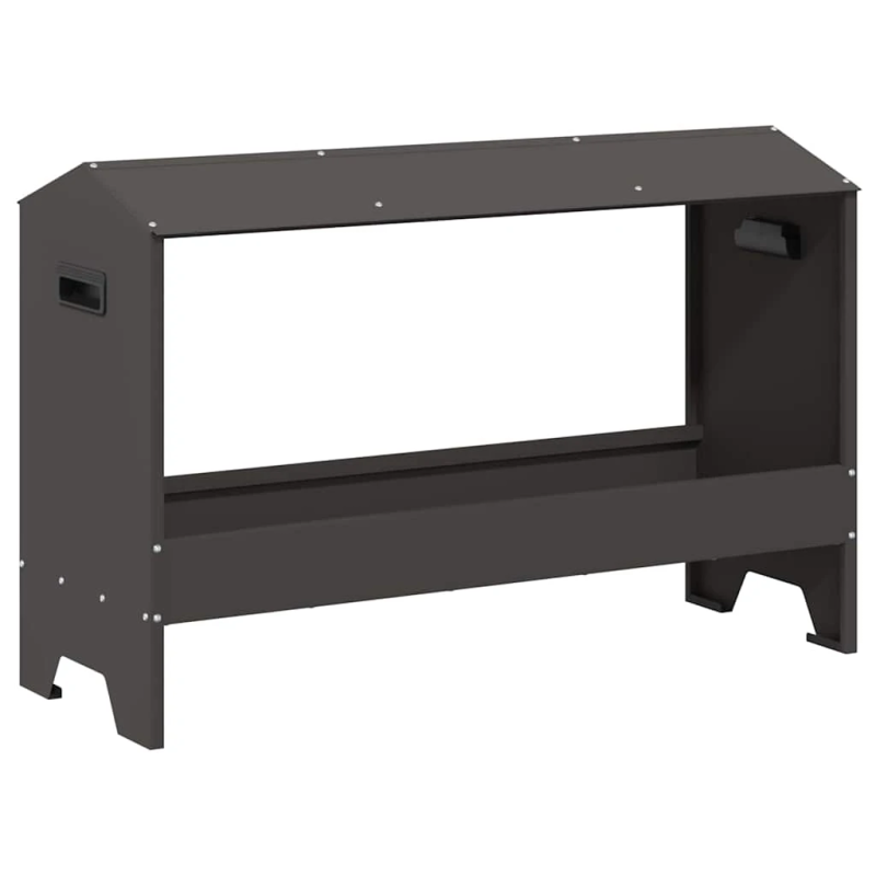 vidaXL Vistas barošanas grozs Melna 81 x 32 x 53,5 cm