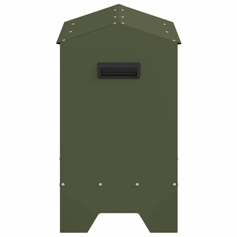 vidaXL Vistas barošanas grozs Olīvu zaļš 81 x 32 x 53,5 cm