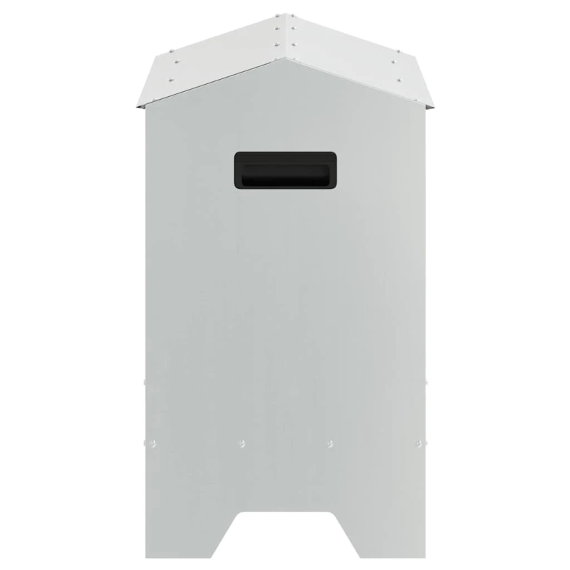 vidaXL Vistas barošanas grozs Sudraba 81 x 32 x 53,5 cm