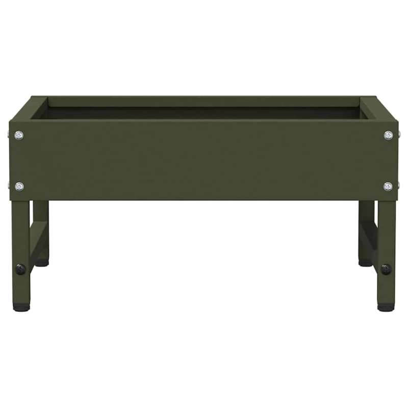 vidaXL Putnu barotājs Olīvu zaļš 80 x 28 x 13.5 cm