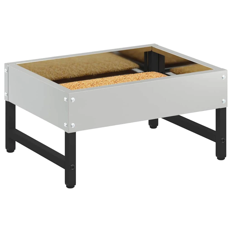 vidaXL Putnu barotājs Sudraba 80 x 28 x 13.5 cm Cinkots tērauds