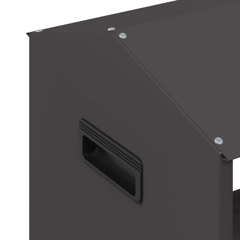 vidaXL Lauksaimniecības barošanas caurule Melna 79 x 35 x 62 cm