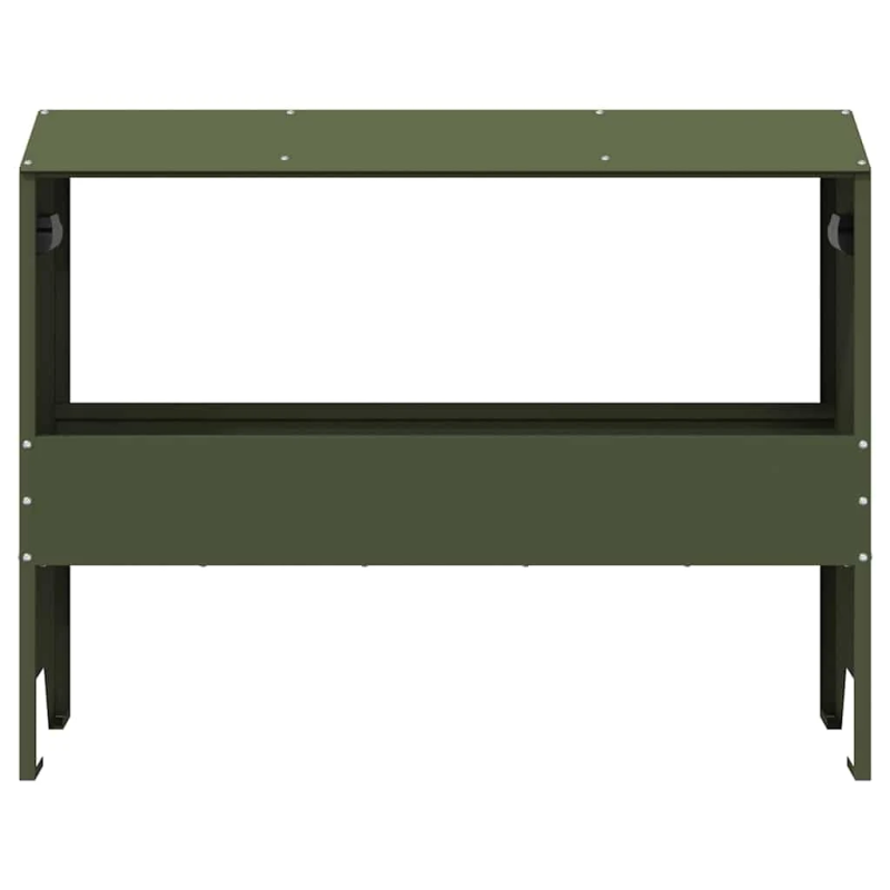 vidaXL Lauksaimniecības barošanas caurule Olīvu zaļš 79 x 35 x 62 cm