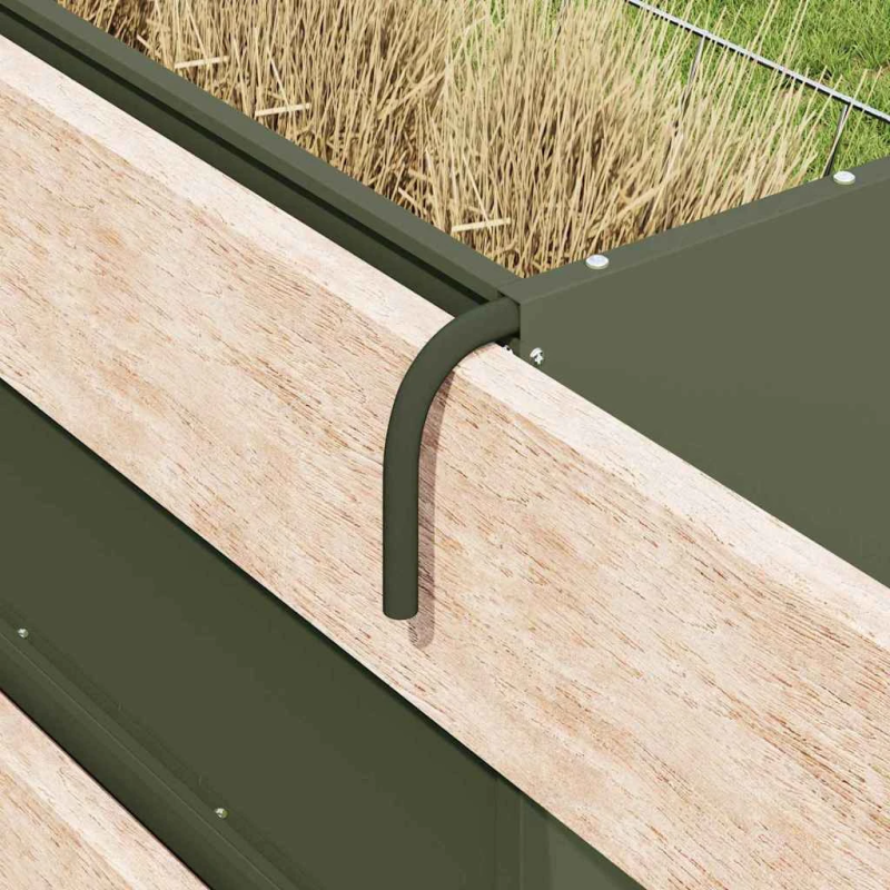 vidaXL Siena barotava Olīvu zaļš 71 x 33 x 70 cm