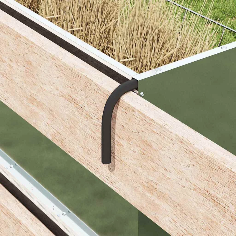 vidaXL Siena barotava Sudraba 71 x 33 x 70 cm Cinkots tērauds