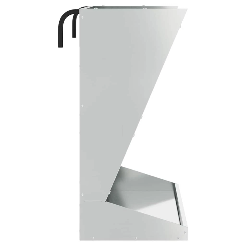 vidaXL Siena barotava Sudraba 71 x 33 x 70 cm Cinkots tērauds