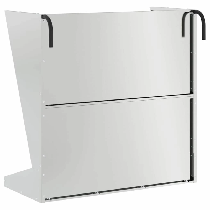 vidaXL Siena barotava Sudraba 71 x 33 x 70 cm Cinkots tērauds