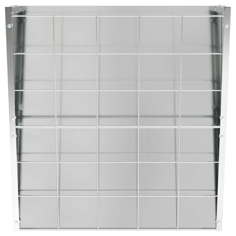 vidaXL Karājamais sienu barotājs Sudraba 61 x 33 x 66 cm