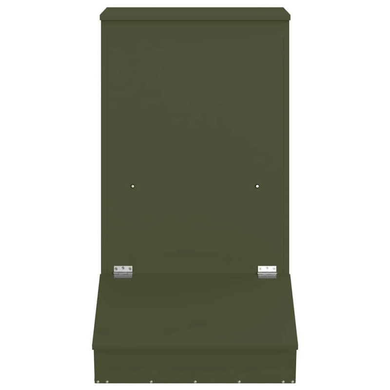 vidaXL Cūku barotava Olīvu zaļš 55 x 51 x 91,5 cm