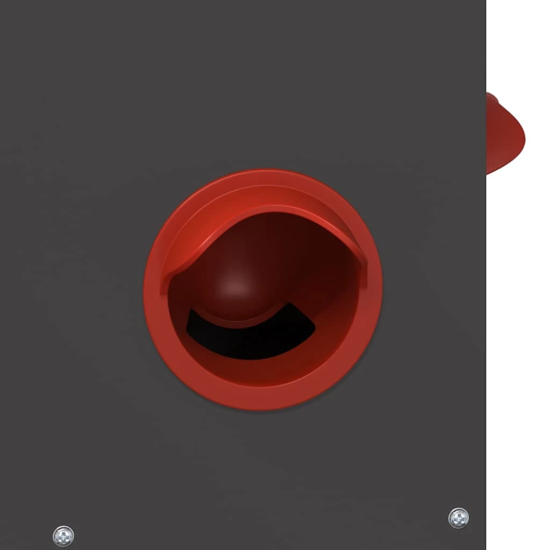 vidaXL Vistas barotava Melna 60,5 x 29 x 51 cm Auksti velmēts tērauds