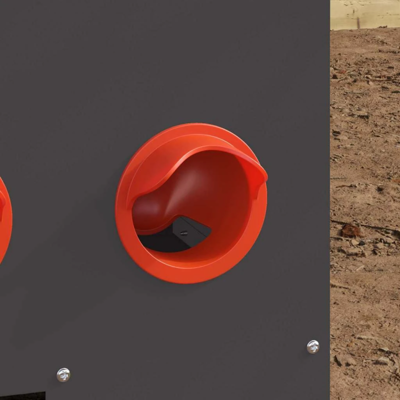 vidaXL Vistas barotava Melna 60,5 x 29 x 51 cm Auksti velmēts tērauds