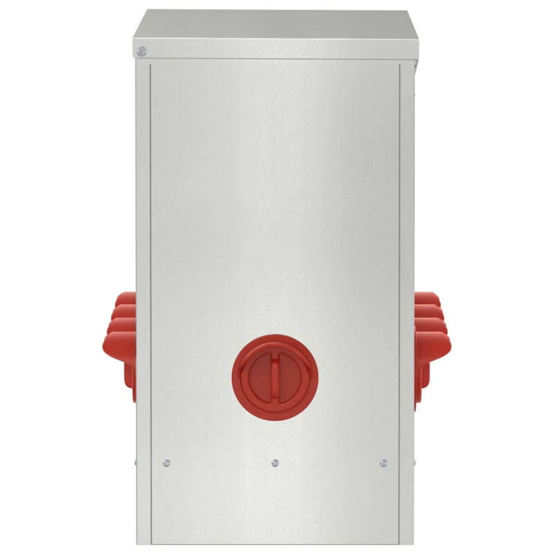 vidaXL Vistas barotava Sudraba 60,5 x 29 x 51 cm Cinkots tērauds