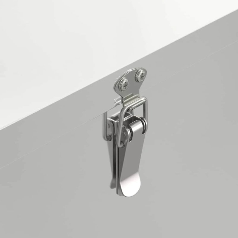 vidaXL Vistas barotava Sudraba 60,5 x 29 x 51 cm Cinkots tērauds