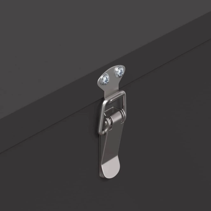 vidaXL Vistas barotava Melna 40,5 x 25 x 38 cm Auksti velmēts tērauds