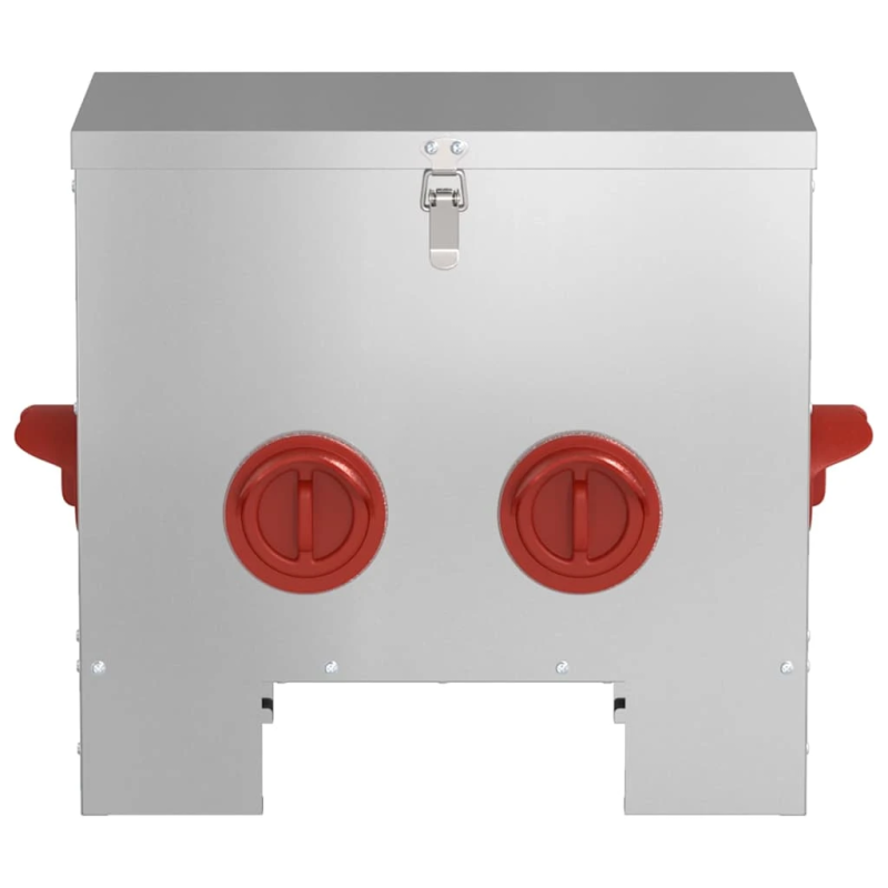 vidaXL Vistas barotava Sudraba 40,5 x 25 x 38 cm Cinkots tērauds