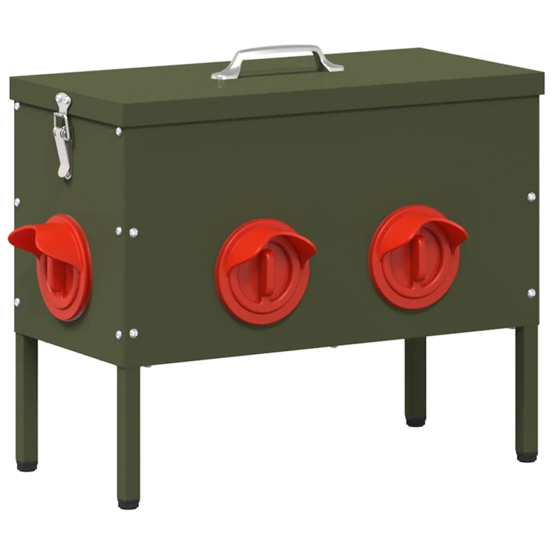 vidaXL Vistas barotava Olīvu zaļš 41,5 x 20,5 x 33 cm