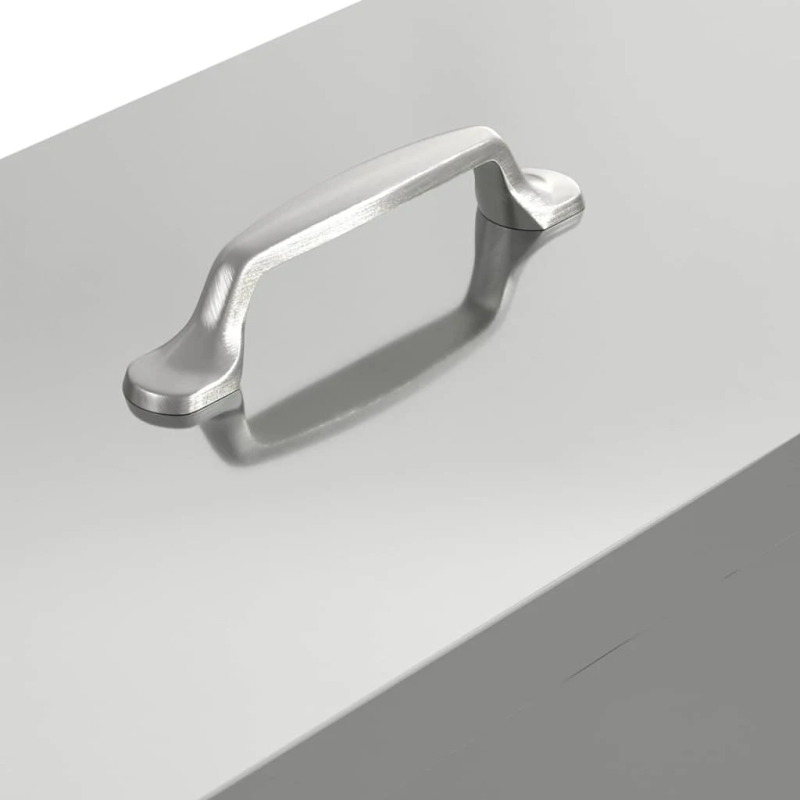 vidaXL Vistas barotava Sudraba 41,5 x 20,5 x 33 cm Cinkots tērauds