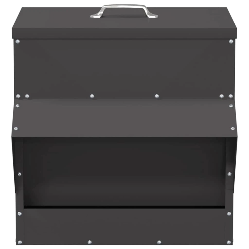 vidaXL Vistas barotava Melna 40,5 x 45 x 41 cm Auksti velmēts tērauds