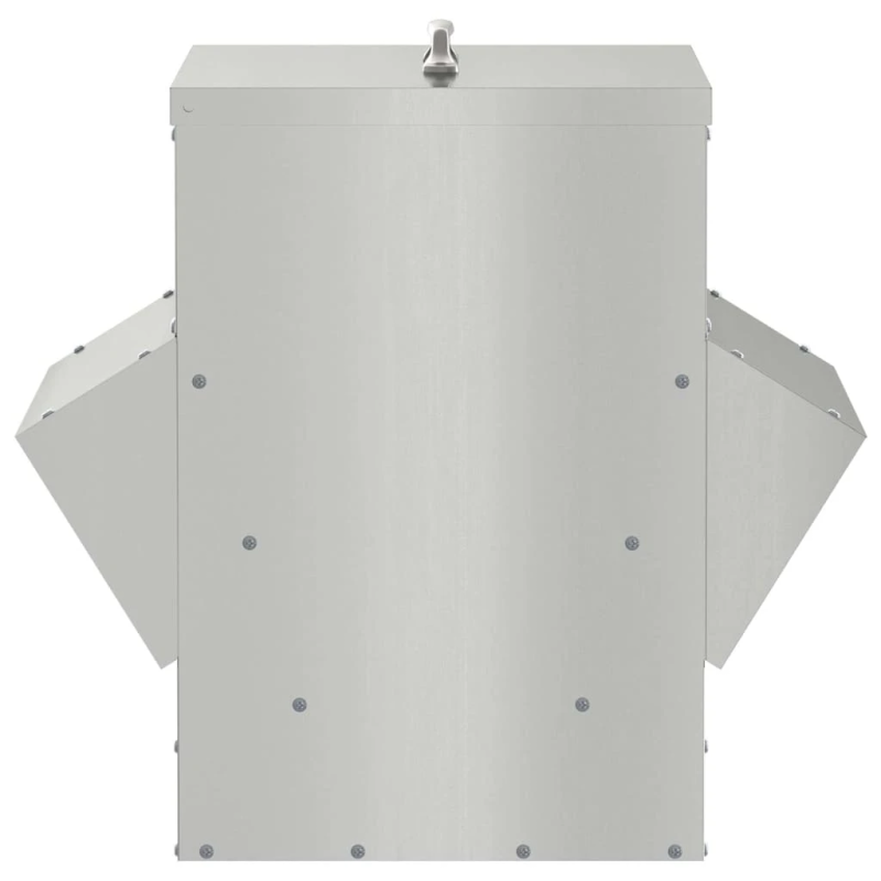 vidaXL Vistas barotava Sudraba 40,5 x 45 x 41 cm Cinkots tērauds