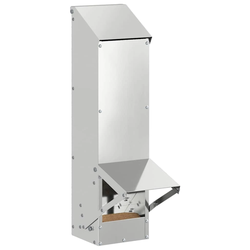 vidaXL Vistas barotava Sudraba 13 x 12 x 51 cm Cinkots tērauds