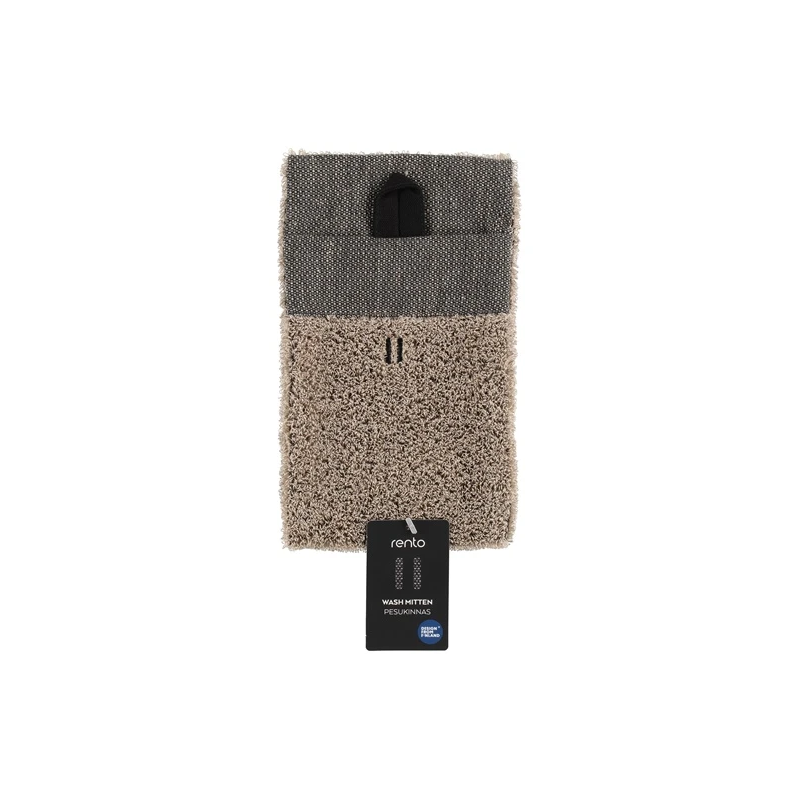 Mazgāšanas cimds RENTO, brūns, 14x24 cm