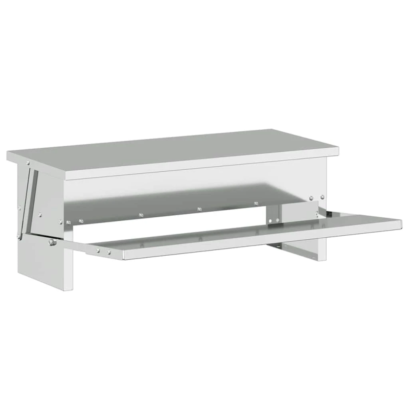 vidaXL Vistas svara barotājs Sudraba 48,5 x 39,5 x 19 cm