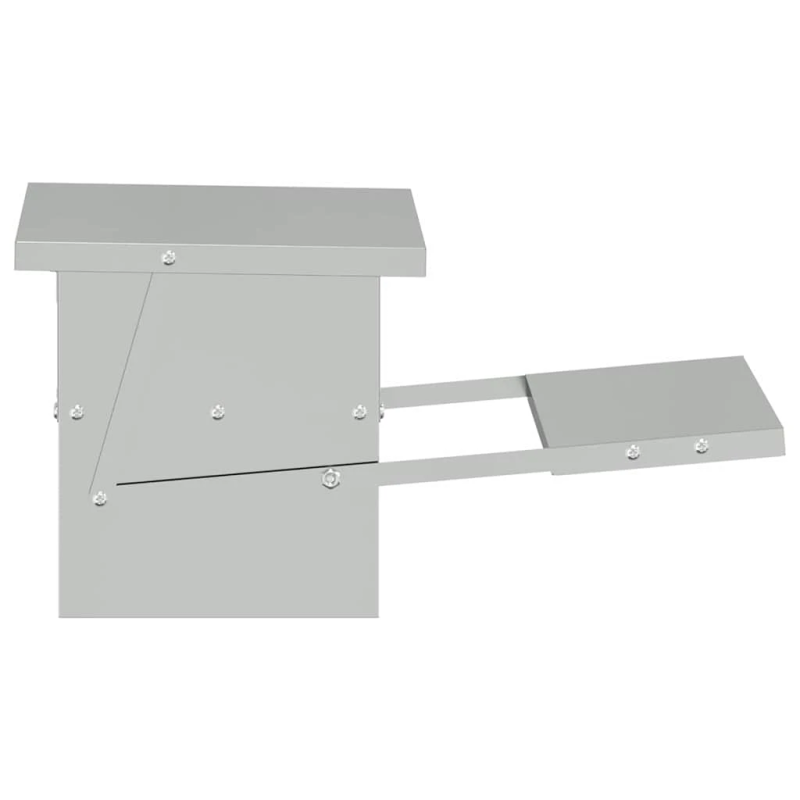 vidaXL Vistas svara barotājs Sudraba 48,5 x 39,5 x 19 cm