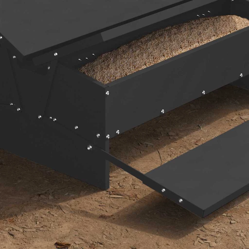 vidaXL Vistas svara barotājs Melna 75 x 53 x 20,5 cm