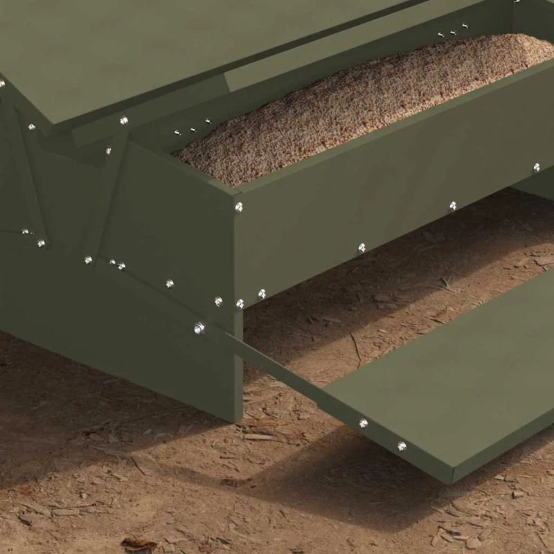 vidaXL Vistas svara barotājs Olīvu zaļš 75 x 53 x 20,5 cm