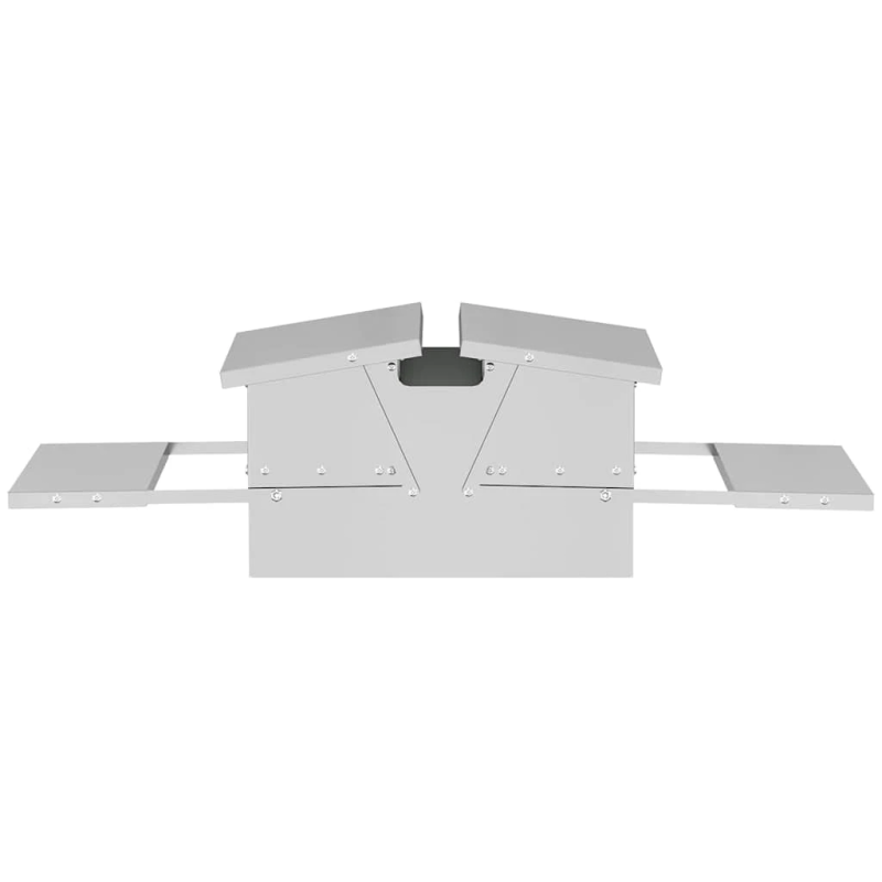 vidaXL Vistas svara barotājs Sudraba 75 x 53 x 20,5 cm Cinkots tērauds