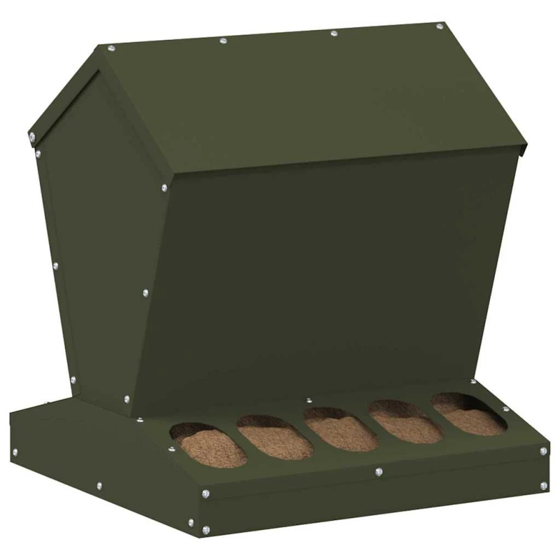 vidaXL Vistas barotava Olīvu zaļš 40 x 40 x 45 cm