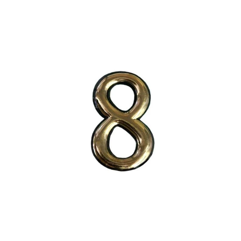 Numurs dzīvokļa 8 plastmasas, misiņa kr.