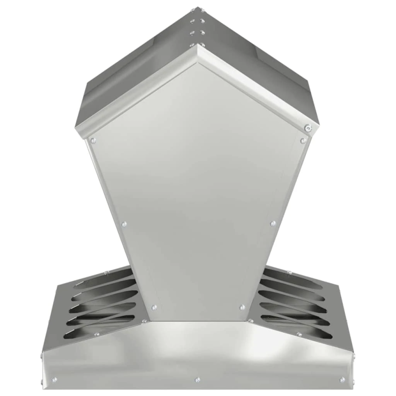 vidaXL Vistas barotava Sudraba 40 x 40 x 45 cm Cinkots tērauds