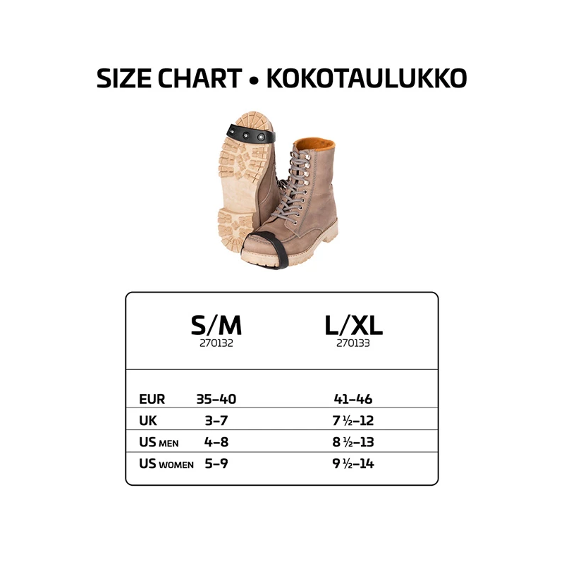 Apavu pretslīdes uzlikas l-xl 41-46 izm.