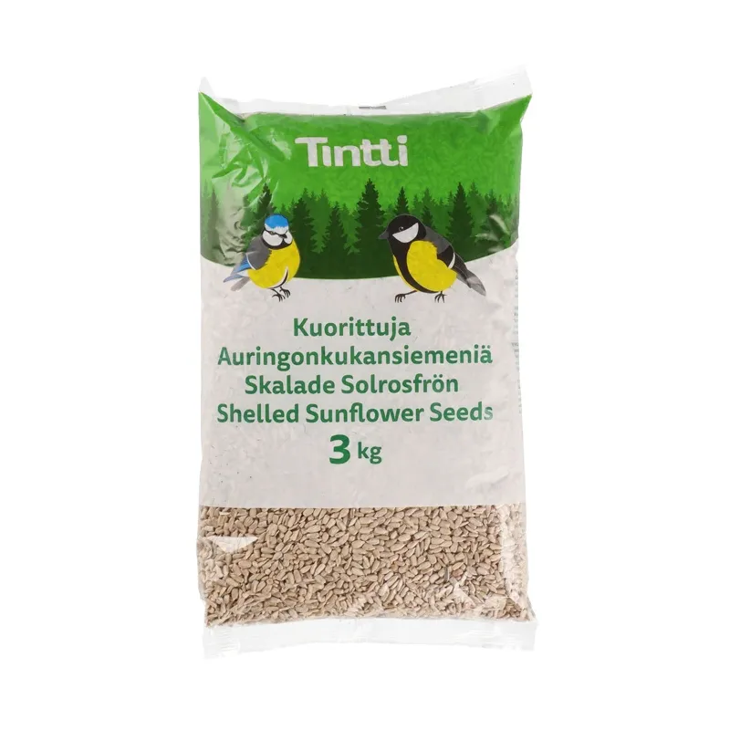 Saulespuķu sēklas Tintti, savvaļas putniem, 3 kg
