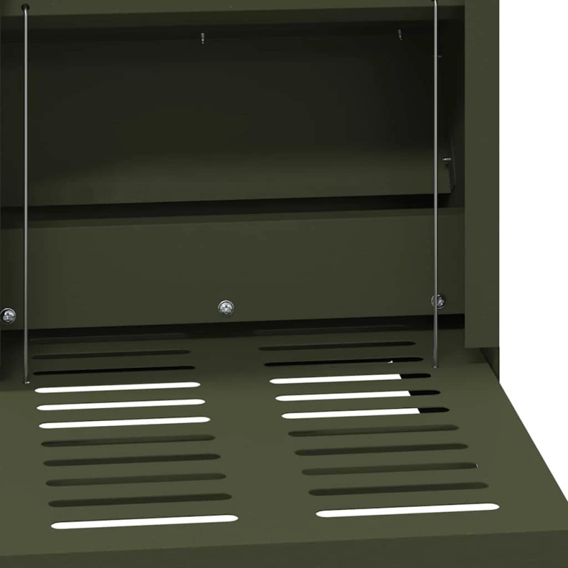 vidaXL Vistas svara barotājs Olīvu zaļš 25 x 42 x 40 cm