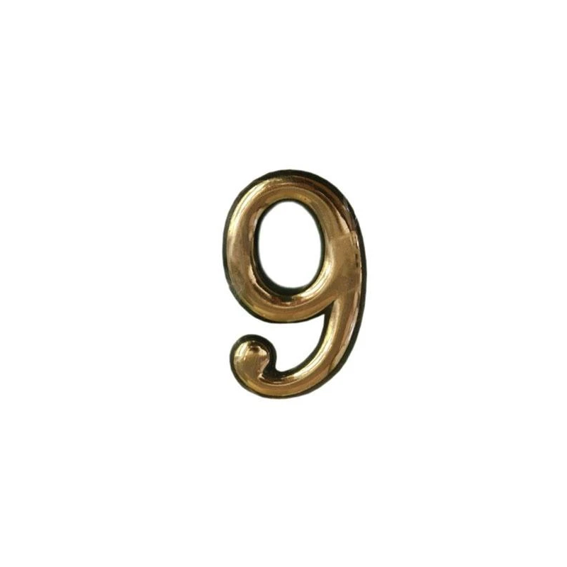 Numurs dzīvokļa 9 plastmasas, misiņa kr.