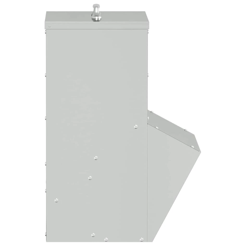 vidaXL Vistas barotava Sudraba 20 x 25 x 35 cm Cinkots tērauds