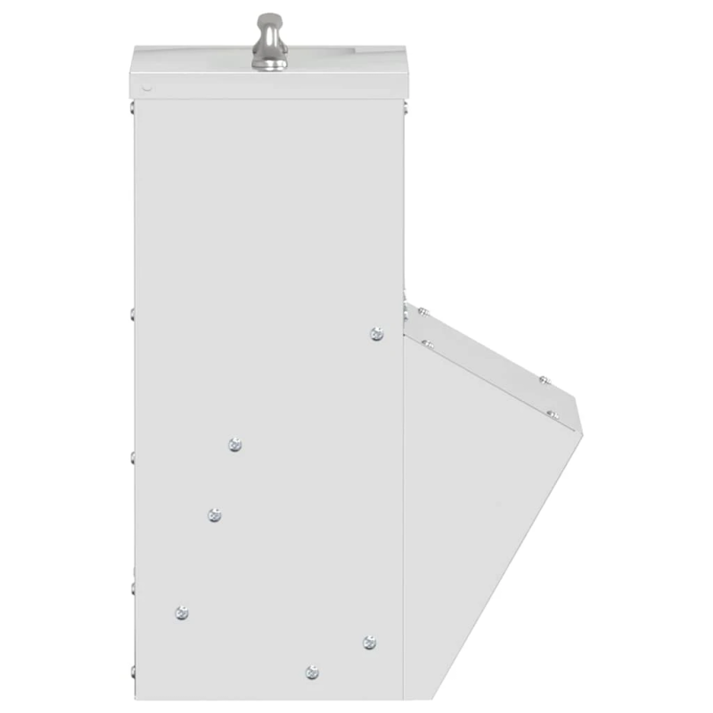 vidaXL Vistas barotava Sudraba 20 x 25 x 35 cm Cinkots tērauds