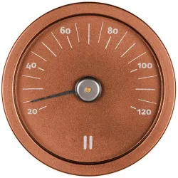 Sauna thermometer aluminium copper