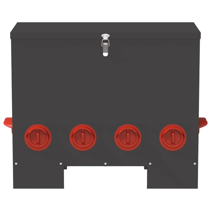 vidaXL Vistas barotava 2 pcs Melna 60,5 x 29 x 51 cm