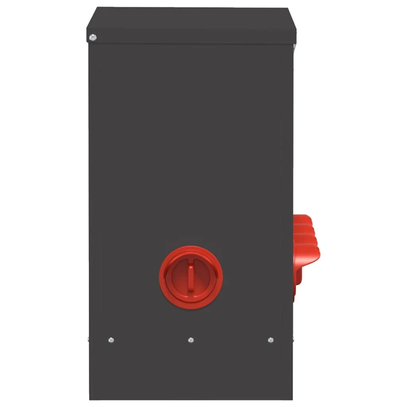 vidaXL Vistas barotava 2 pcs Melna 60,5 x 29 x 51 cm