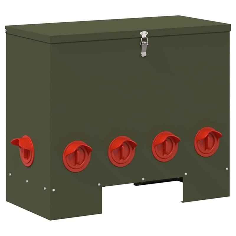 vidaXL Vistas barotava 2 pcs Olīvu zaļš 60,5 x 29 x 51 cm