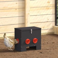 vidaXL Vistas barotava 2 pcs Melna 40,5 x 25 x 38 cm