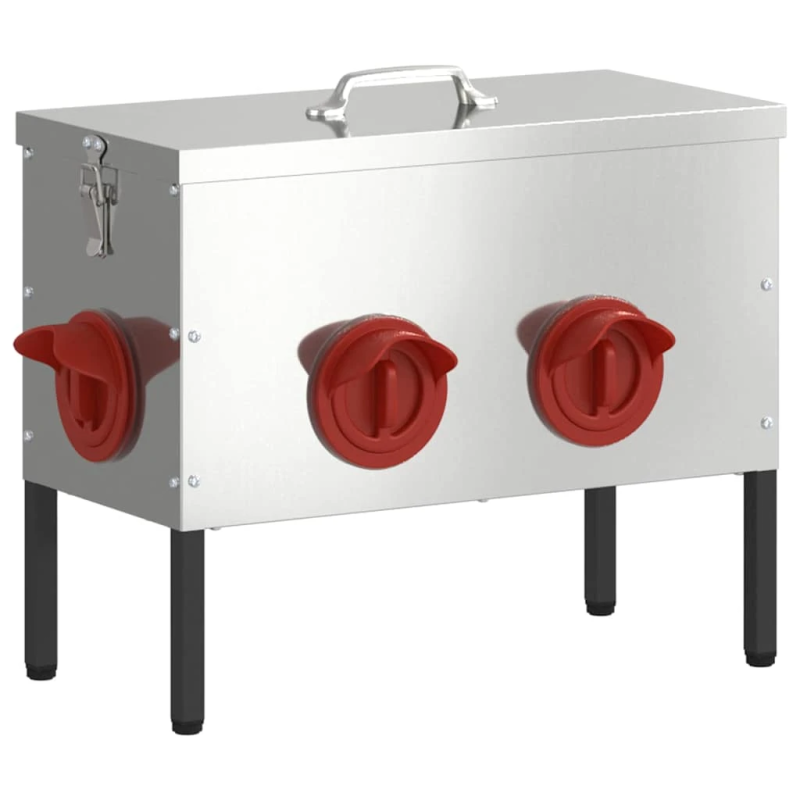 vidaXL Vistas barotava 2 pcs Sudraba 41,5 x 20,5 x 33 cm