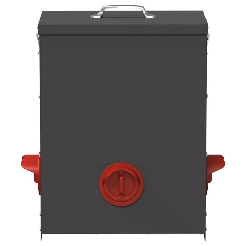 vidaXL Vistas barotava 2 pcs Melna 32,5 x 20,5 x 43 cm