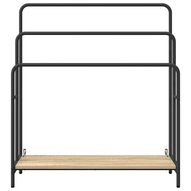 vidaXL Auduma statīvs ar plauktu Sonoma ozols 90 x 30 x 100,5 cm