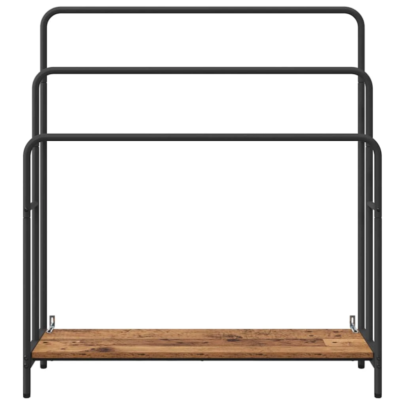 vidaXL Auduma statīvs Vecs koks 90 x 30 x 100,5 cm Inženierijas koks